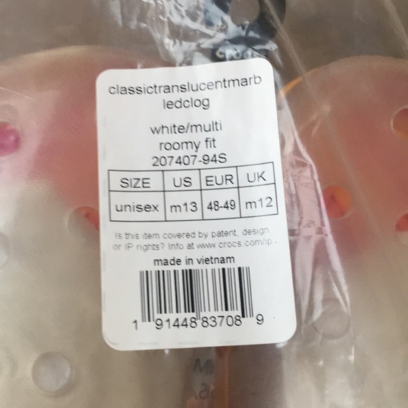 Marbled Translucent Crocs - Picture 13 of 13